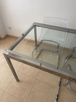 Mesa de cristal