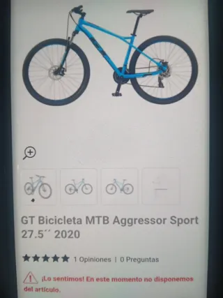 Bicicleta de montaña AGGRESSOR GT