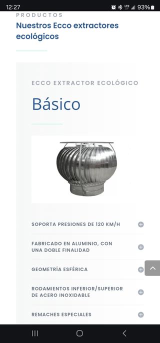 Ecco extractor ecológico