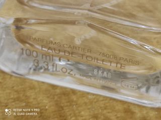 Bottiglie vuote Cartier