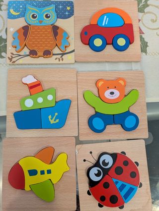 Lote 4 juegos educativos 3-6 años