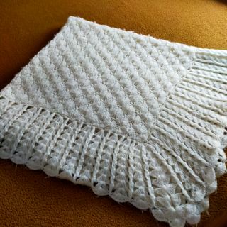 Manta de cuna, de punto
