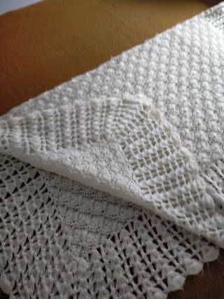 Manta de cuna, de punto