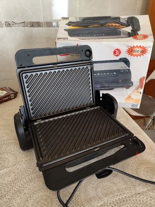 Plancha grill doble 