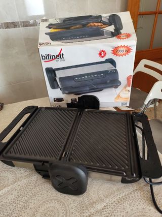 Plancha grill doble 