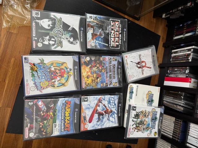 gamecube y 8 juegos