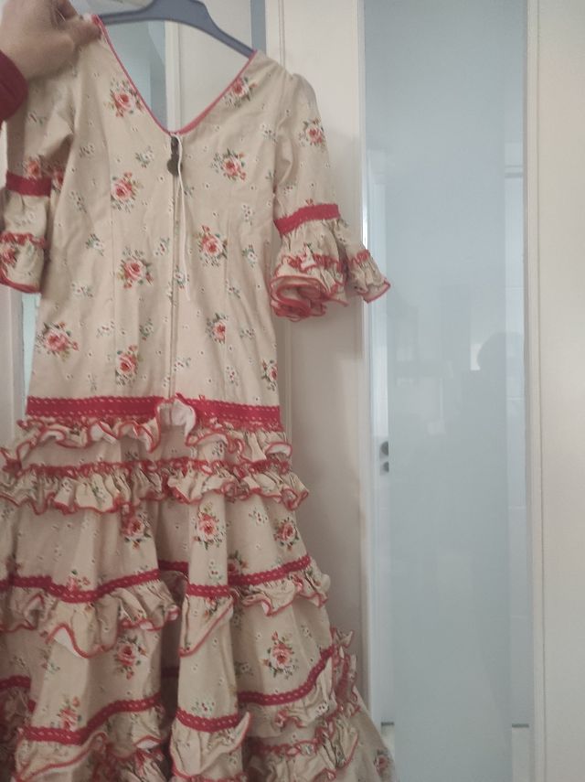 Traje Gitana Niña 9-10 años aprox.