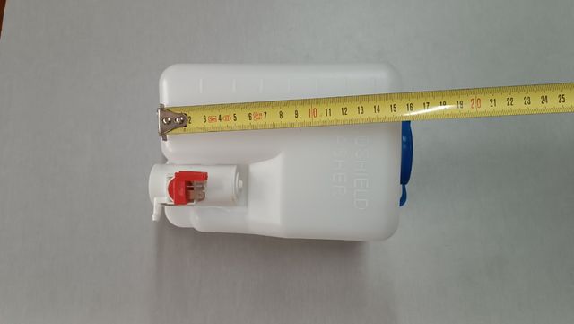 Depósito agua limpiaparabrisas universal con motor