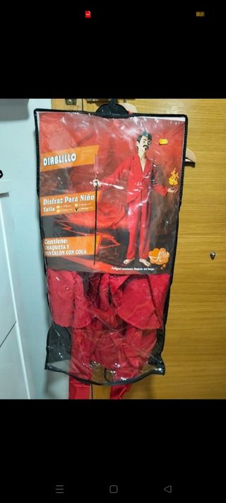 Disfraz de niño diablo talla 10-12 años