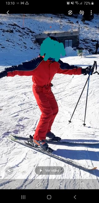 Mono esqui 12 años 