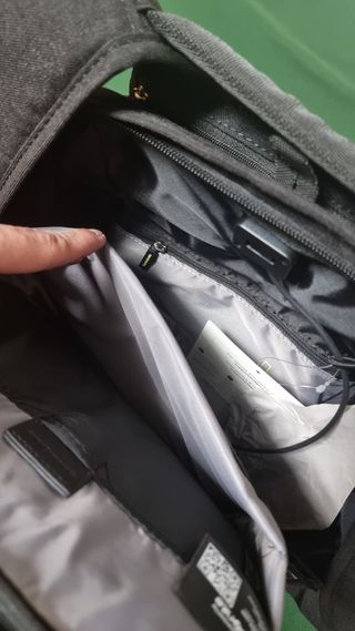 Mochila antirrobo Samsonite.