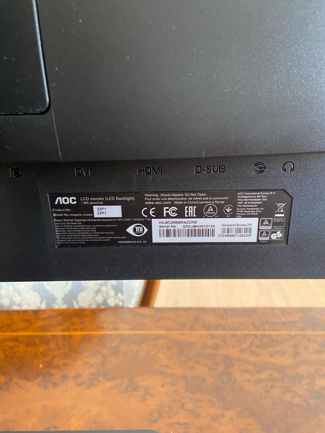 Monitor gaming de alta calidad, resolución Full HD