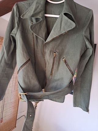 Cazadora mujer vintage.Estilo militar
