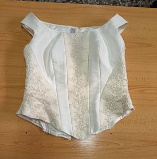 Top de novia sin estrenar 