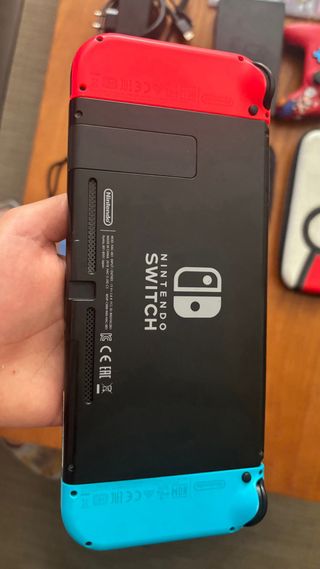 Nintendo switch con todos sus accesorios