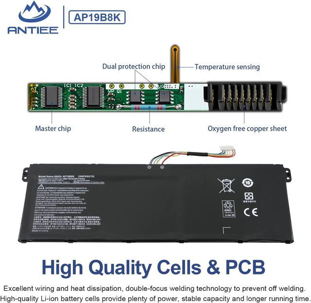 ANTIEE AP19B8K AP19B5K Batería Acer aspire