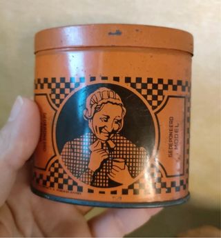 Scatole metallo vintage porta tabacco 1930