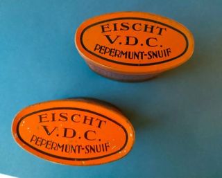 Scatole metallo vintage porta tabacco 1930