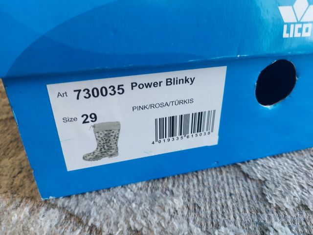 Botas de agua niña T29 con luces