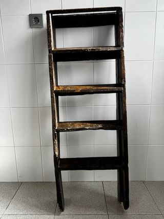 Antigua escalera de pintor