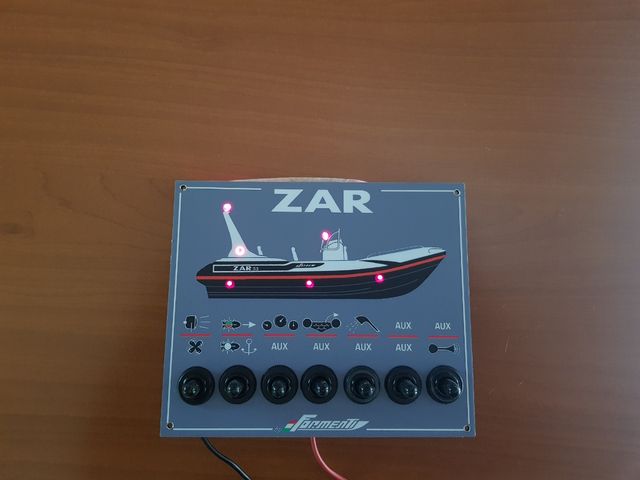 Pulsantiera quadro comandi zar