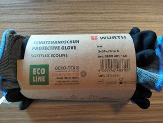 18 paia guanti wurth nuovi taglia 8 