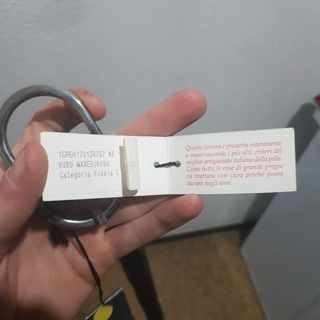 Cintura erreghe nuova con cartellino