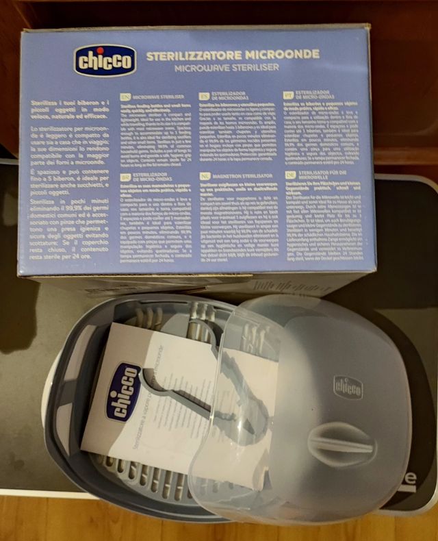 Esterilizador biberones microondas Chico