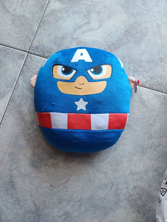 CUSCINO TY SQUISH A BOOS CAPITAN AMERICA 2