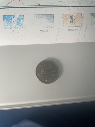 Moneda 5 pesetas del 82 españa