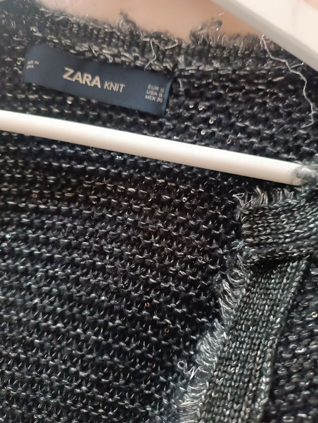 Cárdigan largo de punto de Zara