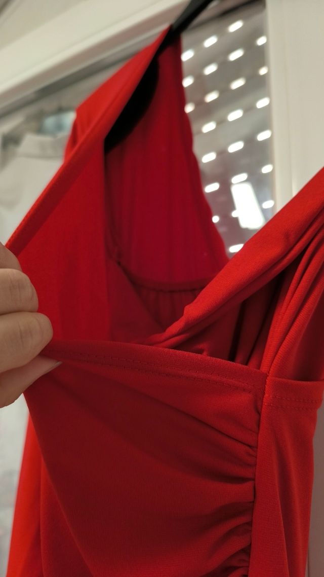 Vestido elegante rojo