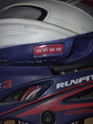 Patines  runfit extendibles con casco