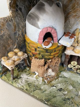 figuras del Belén panadería