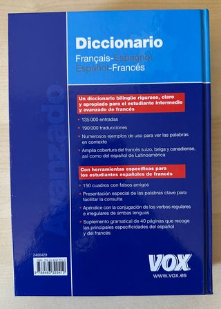 Diccionario Avanzado Francés - Español con CD