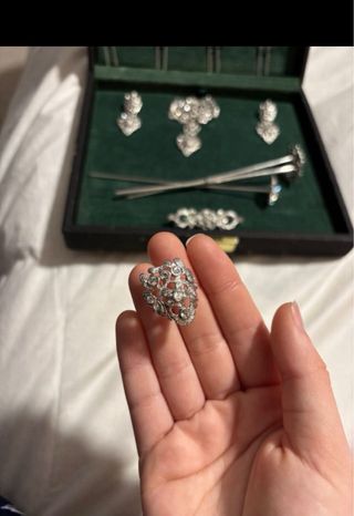 Aderezo plata de fallera niña