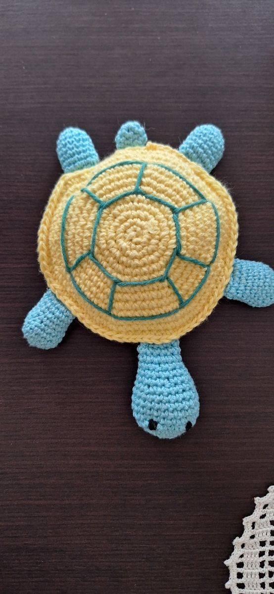 Muñeco ganchillo tortuga