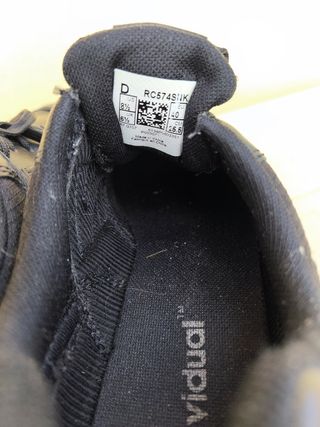 New Balance sneakers nere pelle n. 40