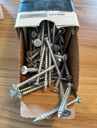 Viti Wuepofast 6x70mm Würth 200pz