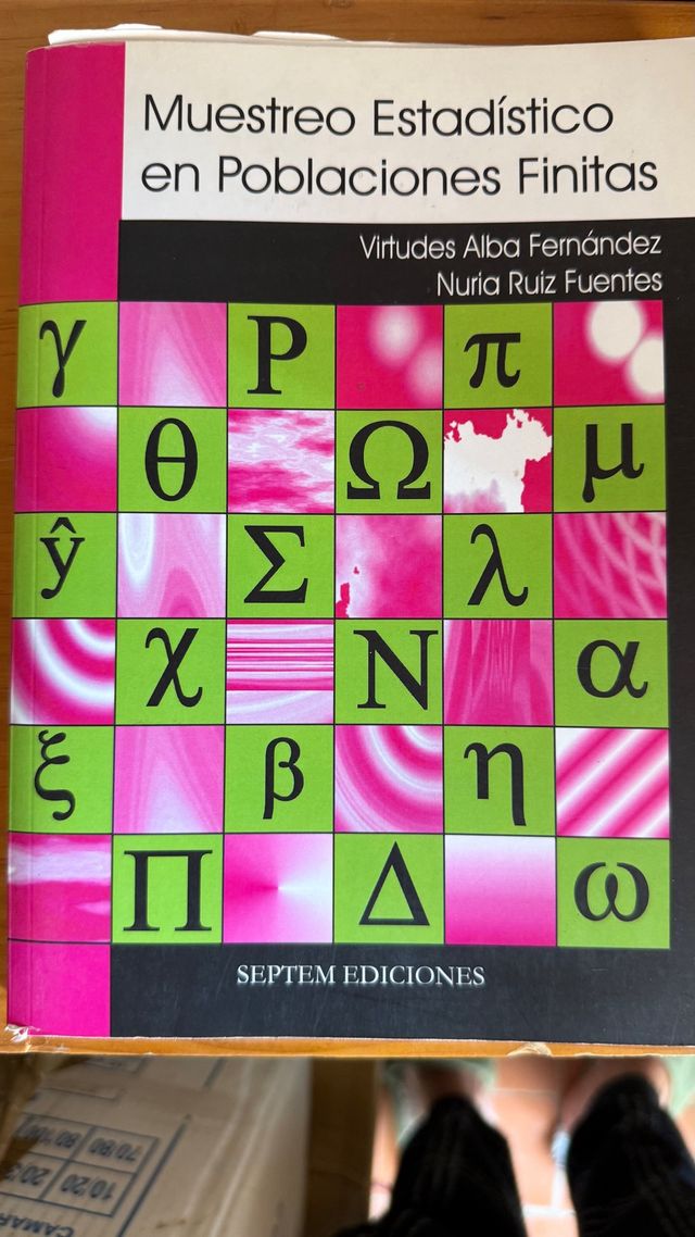 Muestreo Estadístico en Poblaciones Finitas