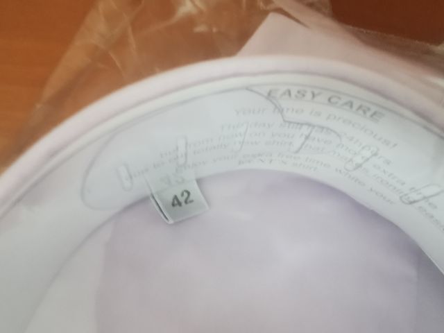 Camisa de caballero sin estrenar