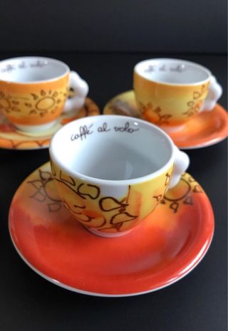 Tazze tazzine piattino set 5 pezzi Thun Mexico
