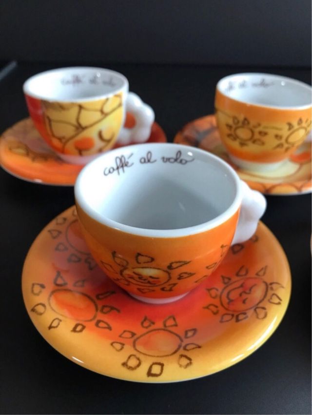 Tazze tazzine piattino set 5 pezzi Thun Mexico