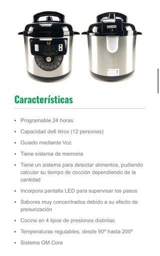 Olla programable GM Modelof