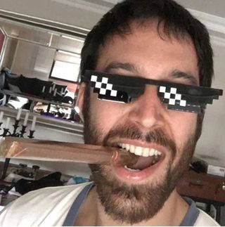 Gafas Thug Life Meme Deal With It de Sol Pixeladas