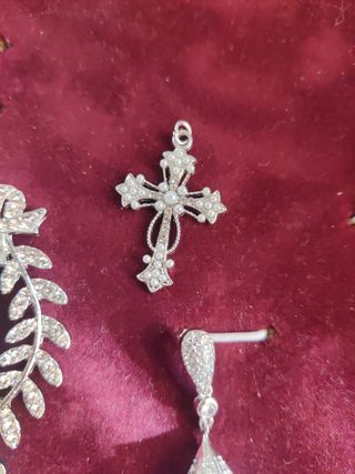 Aderezo plateado niña