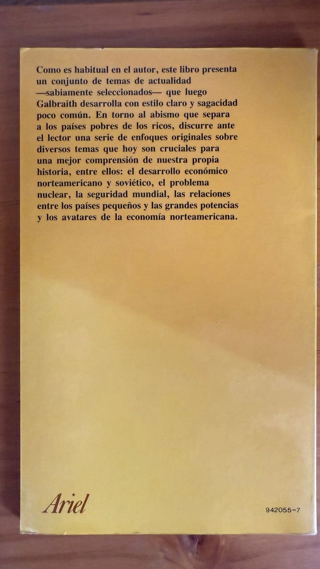 Naciones ricas naciones pobres: Ensayos sobre la