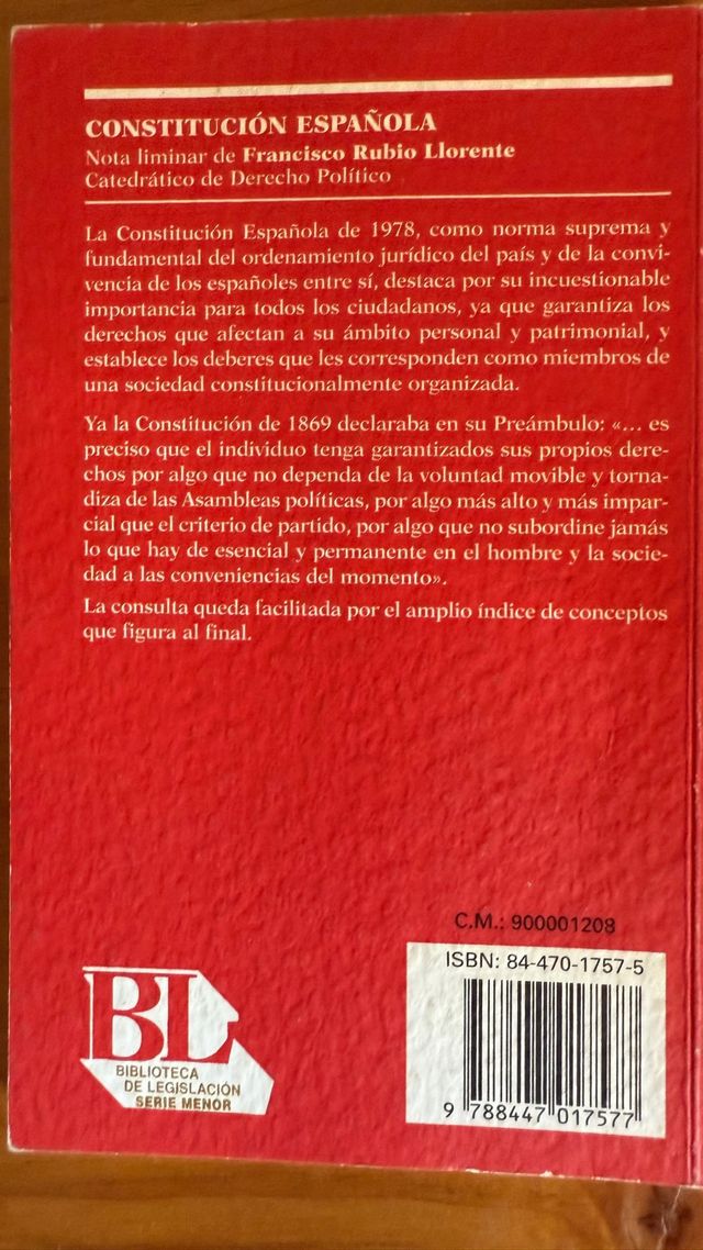 Constitución Española Biblioteca de Legislación