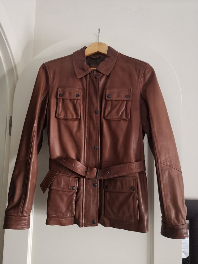 Chaqueta piel mujer talla L marca Bata