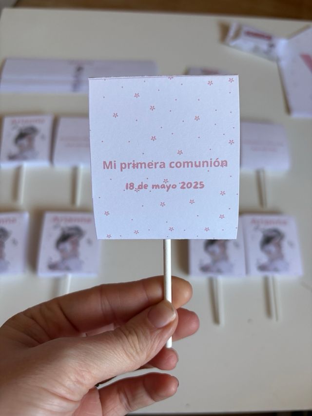 Papeleria personalizada comunión